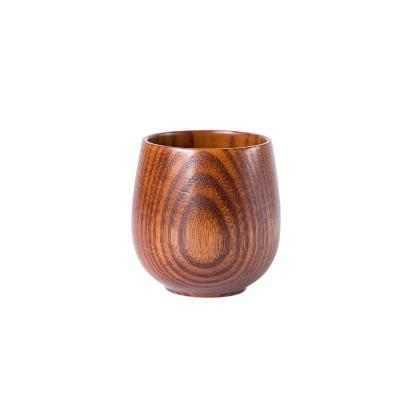 China Viable Nordic Jujube Wooden Cups With Creative Big Body 100ml Milk Cups Belly Belly Cup Wooden Solid Wood Egg Cup for sale