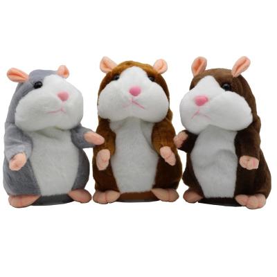 China New Healthy Talking Toy Hot Cute Speak Talking Plush Hamster Mouse Pet Plush Toy CE Certification for sale