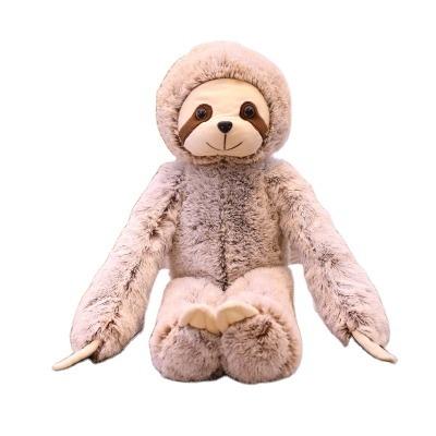 China Amazon Plush Blown Sloth Stuffed Plush Toy Cute Cartoon Animal Doll Wholesale Customization for sale