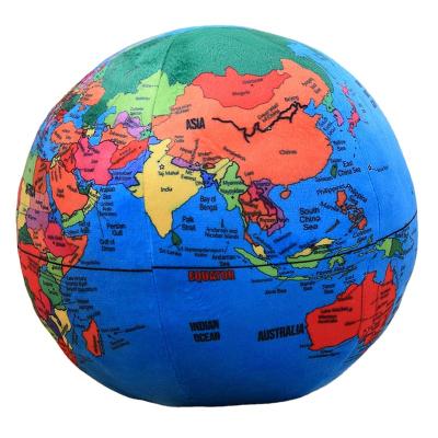 China Simulation Simulation Globe Stuffed Plush Toy PP Cotton Home Decoration Gift Kids Holiday Plush Doll Toy for sale