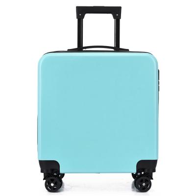 China Custom Logo Hard Shell 20inch Travel Trolley Luggage 20inch Lightweight Luxury Print Boarding Travel Bag Cabin Trolley Luggage Bag for sale