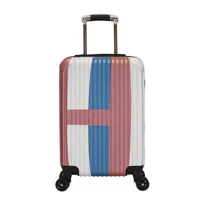 China Trolley Bags Travel Custom UV Printed Trolley Luggage Suitcases Pattern Wholesale Luggage 20 Inch Suitcase Luggage for sale