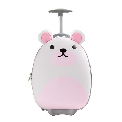 China Cute Hot Sale Cartoon Travel Luggage Bags Kids Eggshell Animal Design Eva Kids Luggage Suitcase For Girls for sale