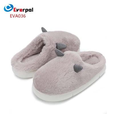 China CUSHIONING Memory Foam Slippers For Women Cute Bedroom Shoes Non Slip And Thick Sole For Indoor And Outdoor for sale