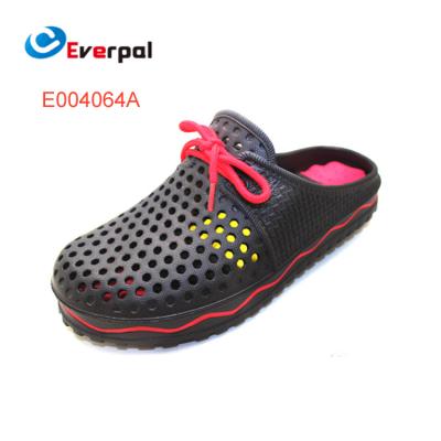 China EVA Black /Red EVA Massage Lady Clogs for sale