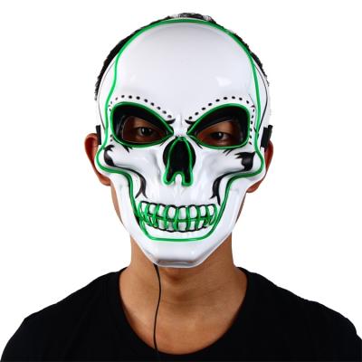 China Best Quality and Low Price Handmade Halloween Mask Patygr LED Light Up Full Head Halloween Display Custom Resin Halloween Mask for sale