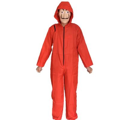 China 2018 Polyester Movie La Casa De Papel Money Heist Set Costume And Salvador Dali MASK TV And Movie Costumes for sale