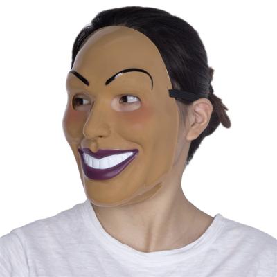 China Wholesale PVC Factory Price Female Smile Purge Halloween Party Costume Trump Masks for sale