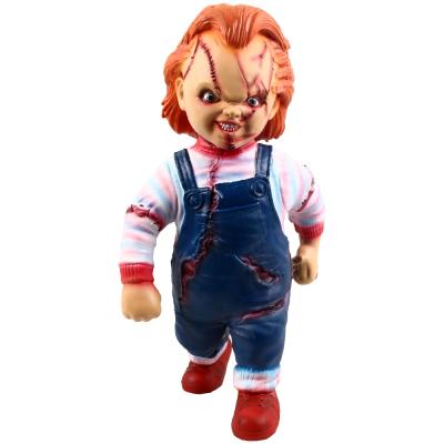 China New Brand and High Quality Dropshipping Child's Play Latex Prop Good Guy Doll Chucky Curse 100% Life Size Chucky Doll Latex Foam Prop for sale