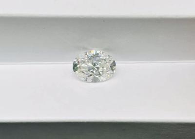 China El óvalo descolorido crecido laboratorio flojo certificado del CVD del diamante forma el diamante sintético 3.6ct~3.9ct en venta