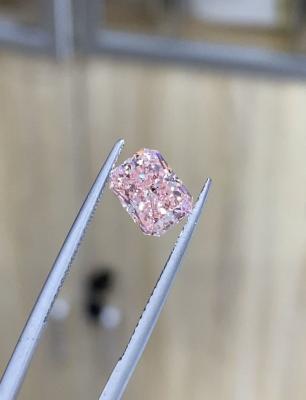 China 1 - El radiante crecido laboratorio de 4 del quilate diamantes de los rosas bebés cortó el diamante rosado intenso de lujo en venta