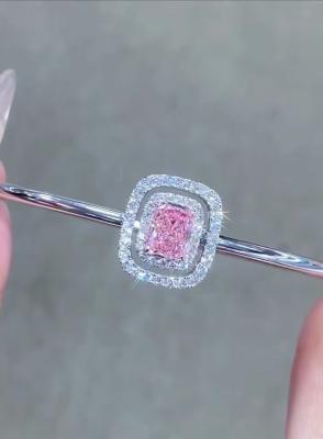 China Pink Lab Grown Diamond Bracelets Radiant Cut Radiant Shape NGTC Certified zu verkaufen