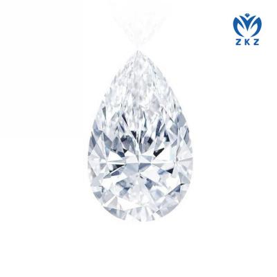 China Grosso 3ct Pear Cut Lab Criado Diamante Certificado IGI F VS com Envio Mundial à venda