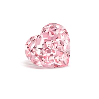 China Sakura Rosa Herzform Laborgewachsener Diamanten Fancy Pink VVS-VS IGI Zertifizierte CVD HPHT Loose Stones Synthetische Diamanten zu verkaufen