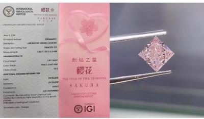 China Sakura Pink Lab Grown Diamonds Pink Diamonds Lab Created Colored Diamonds prime source zu verkaufen