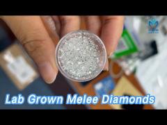 Man Made Lab Grown Melee Diamonds DEF Color VS+ Round Shape Brilliant