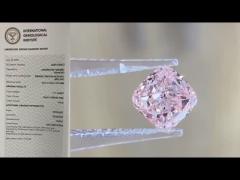 Lab Created Colored Diamonds Loose Synthetic Diamonds Cushion Pink Diamonds