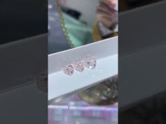 Heart Pink Diamonds Cultivated Diamonds Lab Grown Diamond Necklaces Rings Pendant