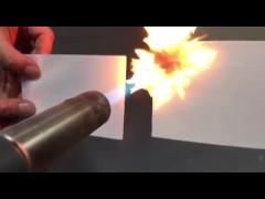 Fire Test Aerogel Thin Insulation Sheet Vs Ceramic Product