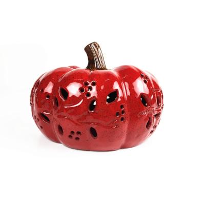 China Colorful Glazed Artificial Terracotta Pumpkin From Europe for sale