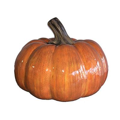 China Pottery Pumpkin For Traditional Holiday Mexican Celebrate Halloween Ceramic Pottery Pumpkin for sale