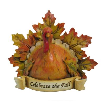 China Europe Harvest Thanksgiving Leaf Turkey Celebrate Figurine Statue for sale