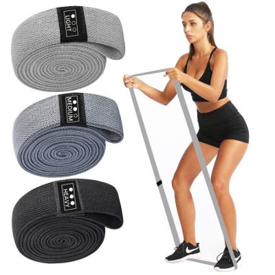 China Portable Home Fitness Gym Bootie Bands Fabric Resistance Band For Strength Training for sale