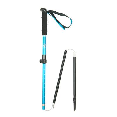 China Nordic Adjustable Folding Canes Aluminum Adjustable Pole , Hiking Camping Trekking Canes Folding Pole 7075 for sale