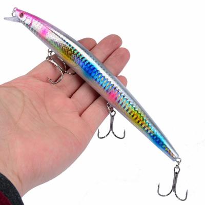 China New Hot Sale 24g Vivid Fish Action 18cm Sea Fish Swimming Hard Plastic Lures for sale