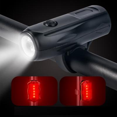 China USB Rechargeable Waterproof Bike Rear Mount Lights Bike Light Set Tail Warning Lights for sale