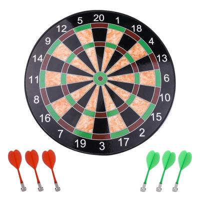 China Family Safety Durable Plastic Magnetic Iron Entertainment Absorbing Dart Board For Kids for sale