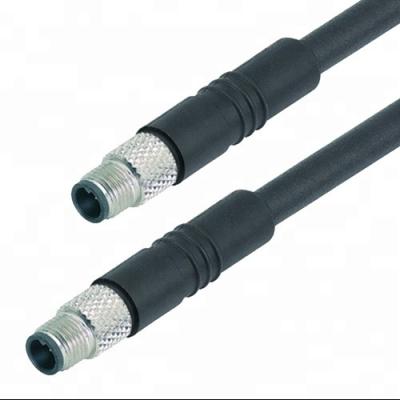 China Automotive M5 Male Molded Cable Connector for sale