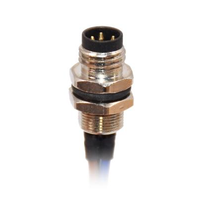 China M8 6pin automotive male plug with custom wires for sale