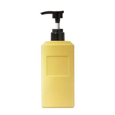 China Eco ACP PET Plastic Cosmetic Lotion Pump Bottle Custom Square Square Shampoo Bottle for sale