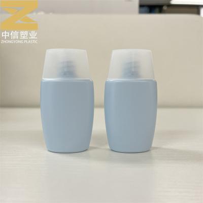 China Sunscreen Bottle HDPE 30ml Cosmetic Dropper Bottle Base Eco - Friendly Plastic Bottle for sale