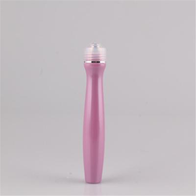 China PETG 18ml Cosmetic Wholesale Plastic Eye Serum Roll On Bottles With Metal Ball Comet Skin Care Packaging for sale