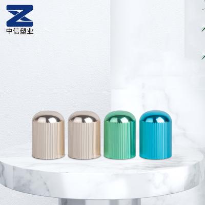 China Non Spill Scratch Capsule PP 24mm Screw Cap Plastic Shampoo Cap for sale