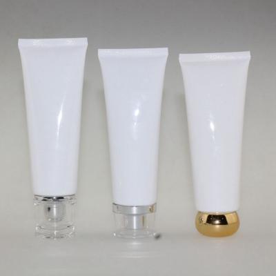 China Cosmetics Hand Cream Tube Packaging Customized Soft Plastic Packaging Toothpaste Tube PE Facial Cream Empty Tube Packaging For Wholesales for sale