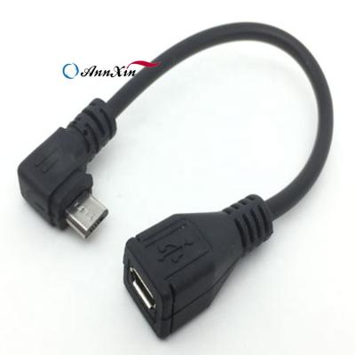 China 90 Degree Male MP3/MP4 Player Mic Usb To Usb Female,Cheap Mic Cable, Usb B Connector&Otg Micro Usb Mic Cable for sale