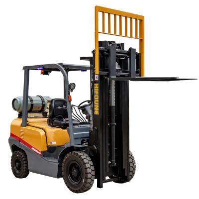 China LPG forklift factory price fuel and gasoline power lifting machine forklift for sale