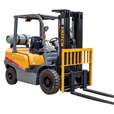 China Forklift Trucks 3 Ton 3.5 Ton Nissan EPA Engine LPG Gas Lift Truck Propane Forklift en venta