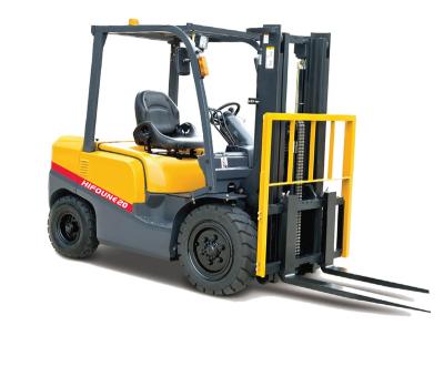 China Small All Rough Diesel Forklift Truck Terrain 2 Ton Hifoune Mini Forklift for sale