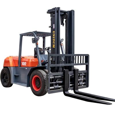 Chine UNITCM Diesel Engine Forklift 1220mm Diesel 10 Ton Forklift Building Material à vendre