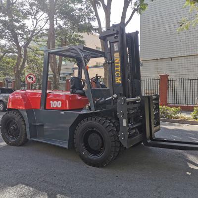 中国 Good supplier UNITCM 10 ton diesel forklift with Japanese ISUZU 6BG1 engine 販売のため