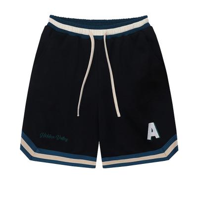 China Wholesale Summer Mens Anti-wrinkle Shorts Polyester Nylon Shorts Custom Sports Mesh Basketball Shorts Logo Screen Print Embroidered Mens for sale