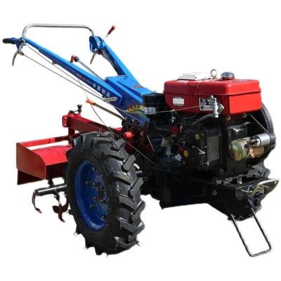 China Cultivates a new type of multifunctional dry rice paddy agricultural high-horsepower walking tractor diesel fuel for sale