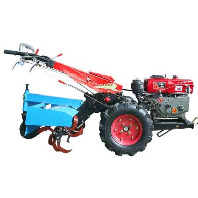 China Multifunctional farms walking tractor small size high power diesel rotary cultivator in paddy field and dry field for sale