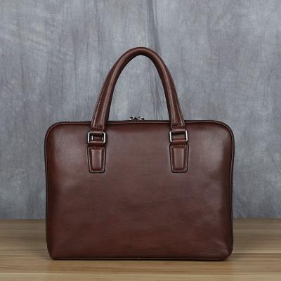 China Leather thinnest anti-theft laptop bag for women, genuine leather laptop bags, leather laptop bags for ladies for sale