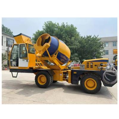 China Construction Projects Diesel Engine Power Self Loading 3.5M3 Mobile Cement Concrete Mixer From China Factory for sale