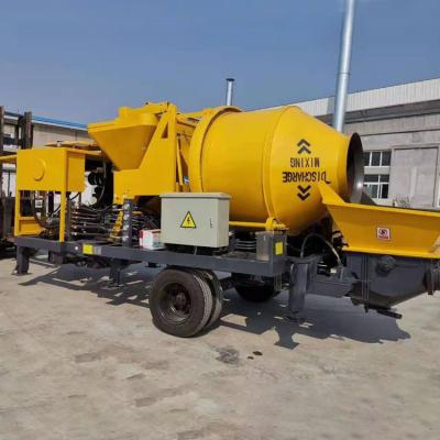 China Construction Projects Small Portable Concrete Mixer Pump Diesel Engine Driven Concrete Pump for sale